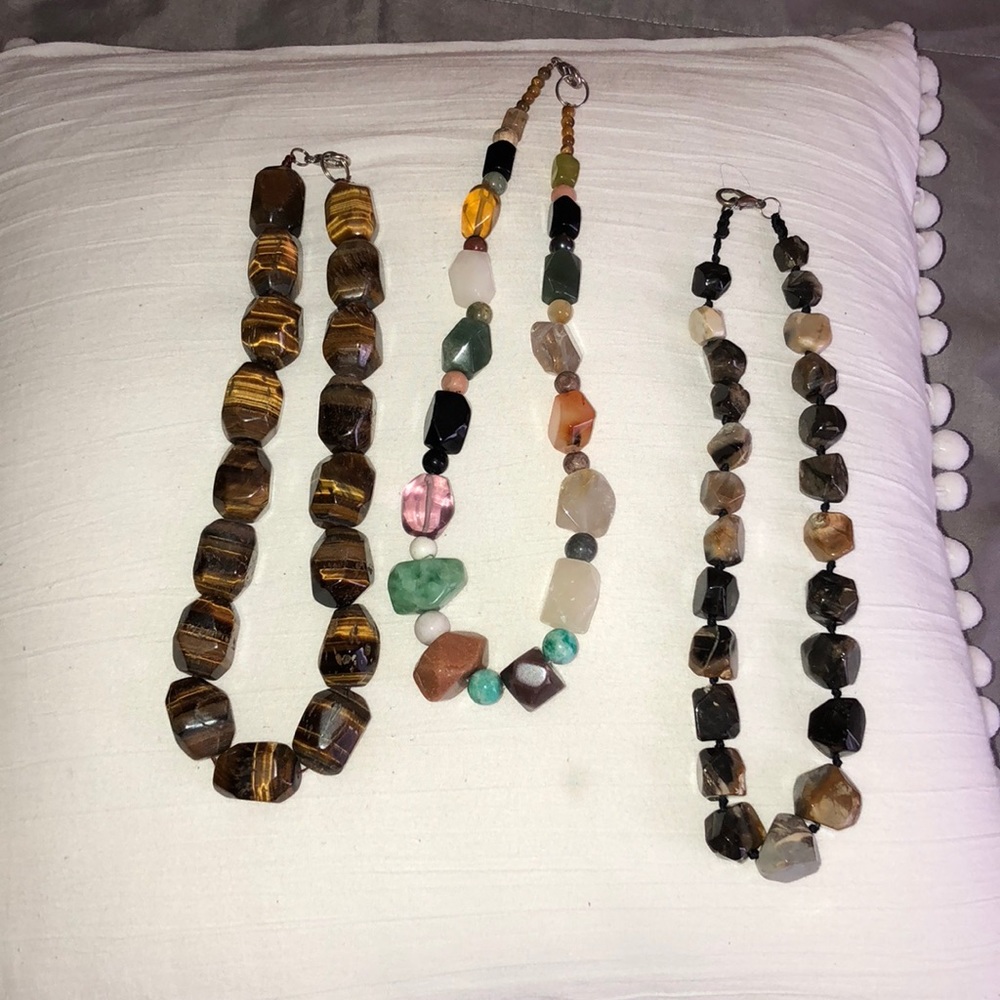 Stoney necklaces! Got these while traveling